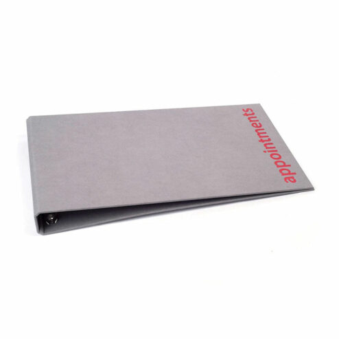 Agenda Grey 9 Column Appointment Binder