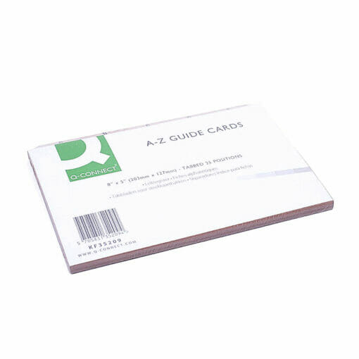 Agenda Index Cards A-Z