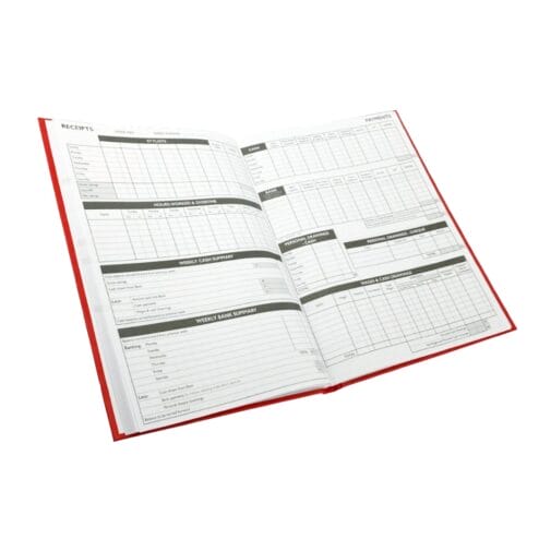 Alternative view of Agenda Salon Accounts Book