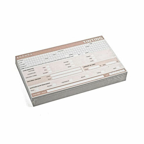Agenda Tinting Record Cards Pack 100