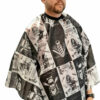 DMI Chequered Barbershop Print Design Cape