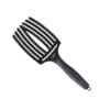 Olivia Garden Black Fingerbrush Combo Large. With white teeth.