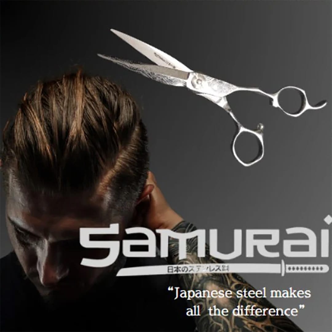 Samurai Vg10 Scissor Set 6.0 Katana Set + Samurai 6.0 Smooth Thinner